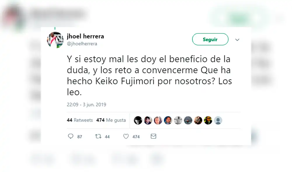 Cibernauta le pide a Jhoel Herrera que no hable de política y futbolista le da contundente respuesta