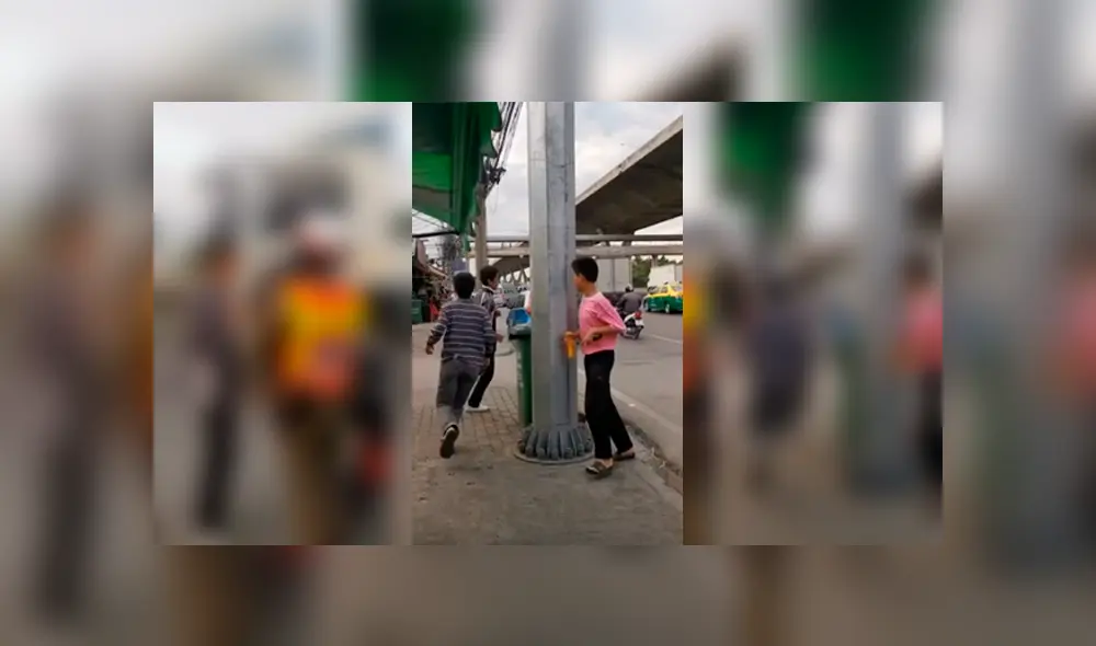 Desliza para ver el desenlace de este video viral de YouTube. Foto: Captura.