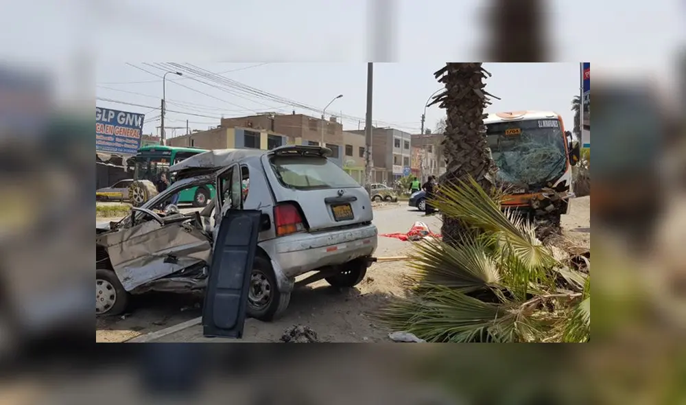 Comas: un muerto y varios heridos tras choque de bus y auto particular ...