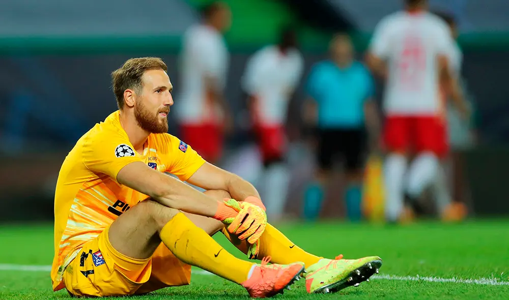 Atlético de Madrid perdió con Leipzig en cuartos de final de la Champions League. Foto: EFE