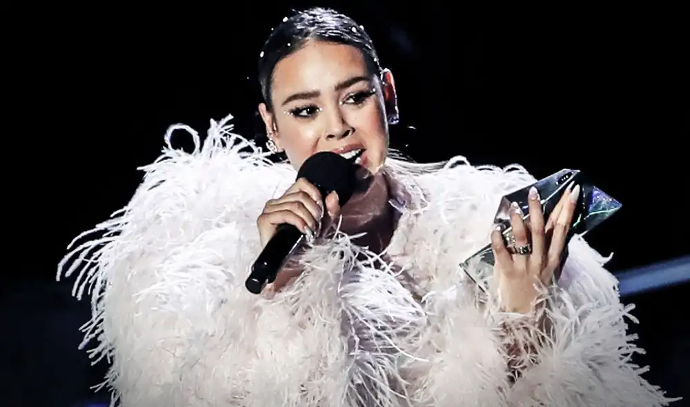 Danna Paola confiesa que pensó dejar el mundo artístico  Foto: composición/AFP