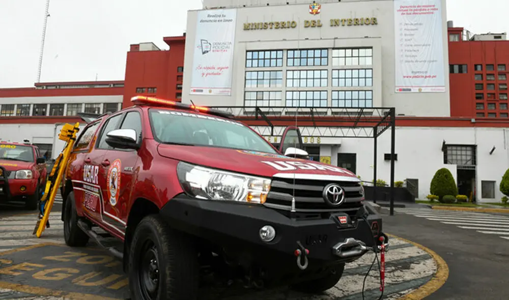Camioneta de doble cabina es ideal para una respuesta rápida y auxilio. Foto: Mininter. Camioneta de doble cabina es ideal para una respuesta rápida y auxilio. Foto: Mininter.