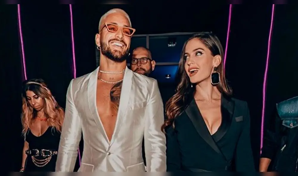 Maluma y Natalia Barulich