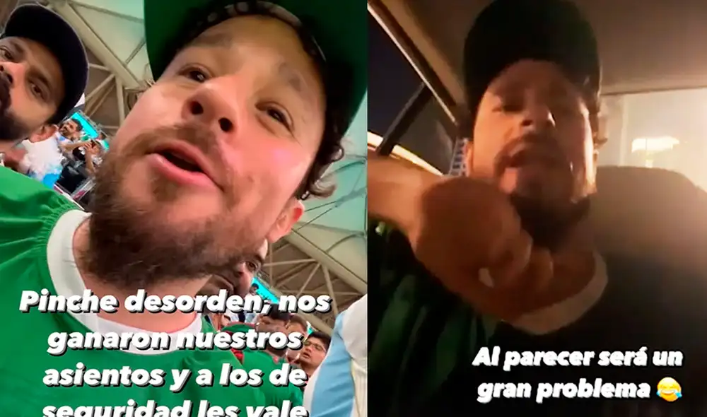 Luisito Comunica vivió un mal momento cuando se dirigía al estadio Lusail de Qatar. Foto: capturas Instagram / Luisito Comunica
