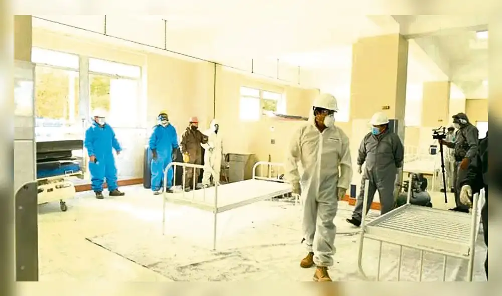 Obras fueron en hospital. Obras fueron en hospital.