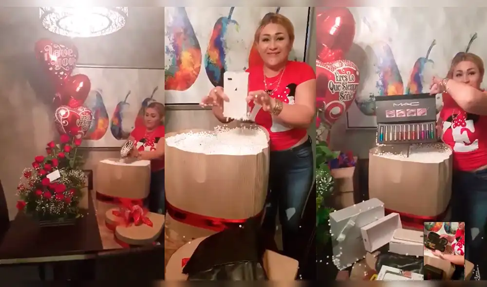 Facebook Viral: Dijo que su 'novio' le hizo varios regalos, pero un detalle la delató  [VIDEO]