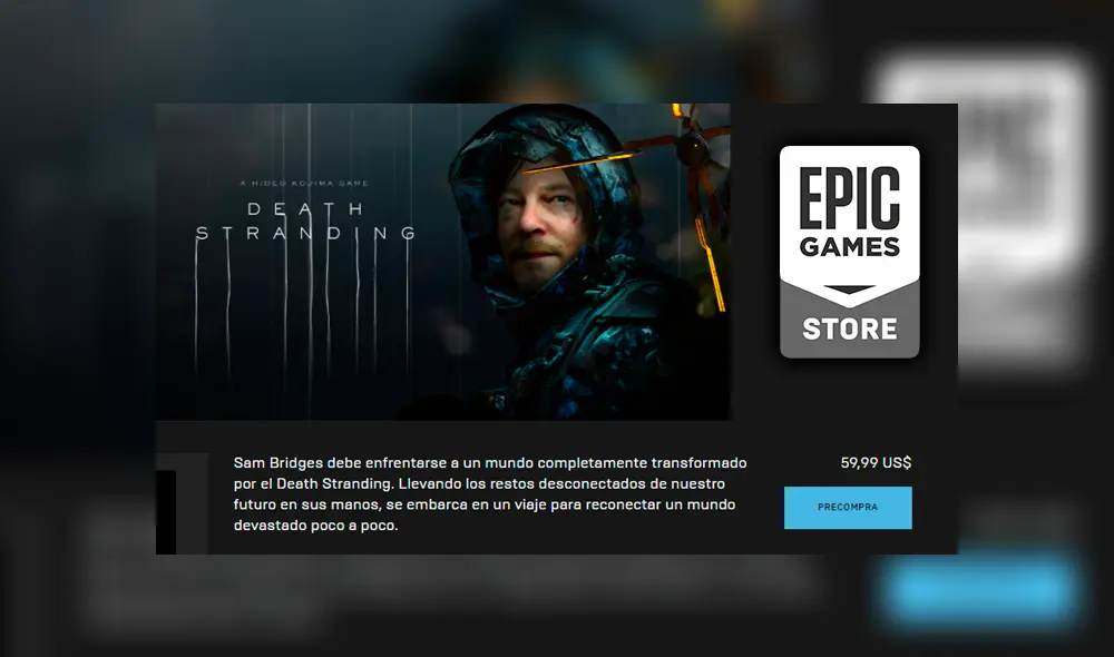 Precio corregido de Epic Games Store.