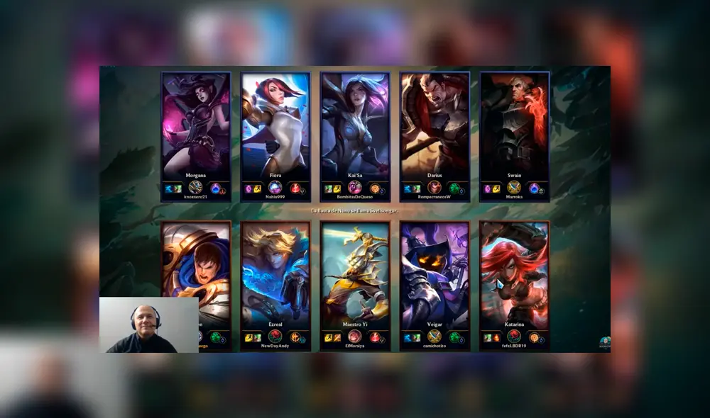 Julioprofe juega con Garen en League of Legends. Foto: JULIOPROFESORGAMER.