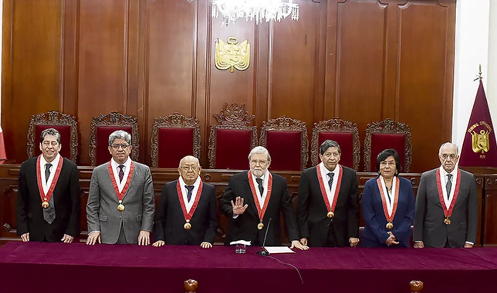 Voto del magistrado Ramos solo coincide en la decisión con Blume, Sardón y Ferrero; pero no en los fundamentos.  (Foto: Melissa Merino)