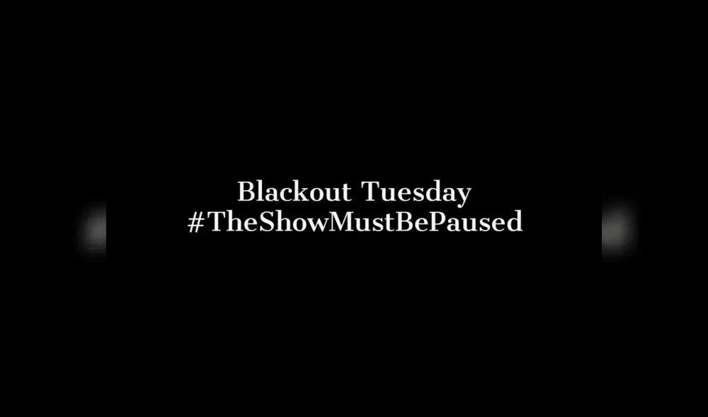 Blackout Tuesday por George Floyd. (Foto: Americana Music Association)