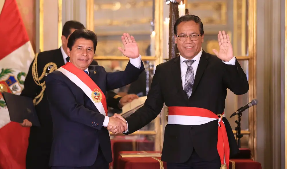 Antes del nuevo gabinete, Dina Boluarte y Aníbal Torres eran los otros ministros que también acompañan a Castillo desde que comenzó su gestión. Foto: Presidencia Antes del nuevo gabinete, Dina Boluarte y Aníbal Torres eran los otros ministros que también acompañan a Castillo desde que comenzó su gestión. Foto: Presidencia