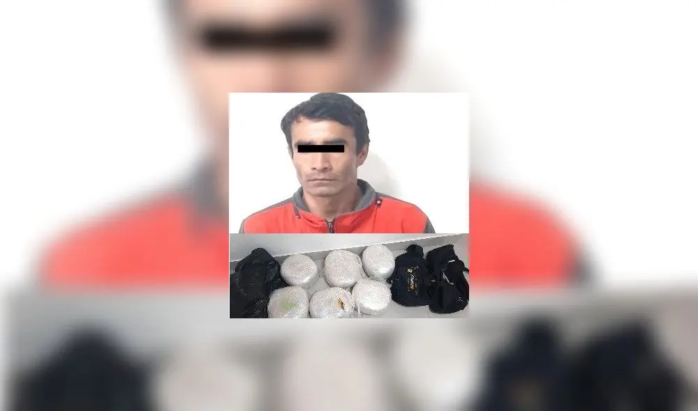 Sujeto pretendía llegar marihuana a Trujillo.