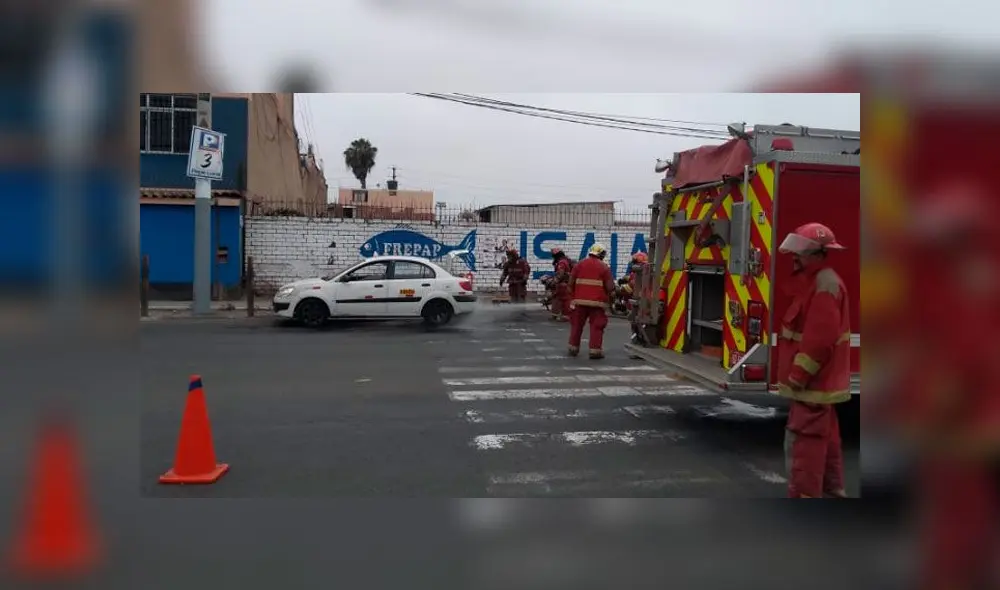 Reportan fuga de gas combustible en Chorrillos. Créditos: Javier Quispe / La República.