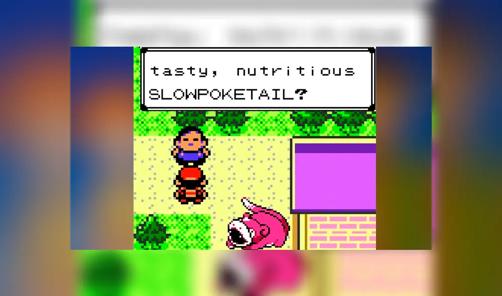 La cola de Slowpoke comestible se remonta a la segunda generación (hace 20 años).