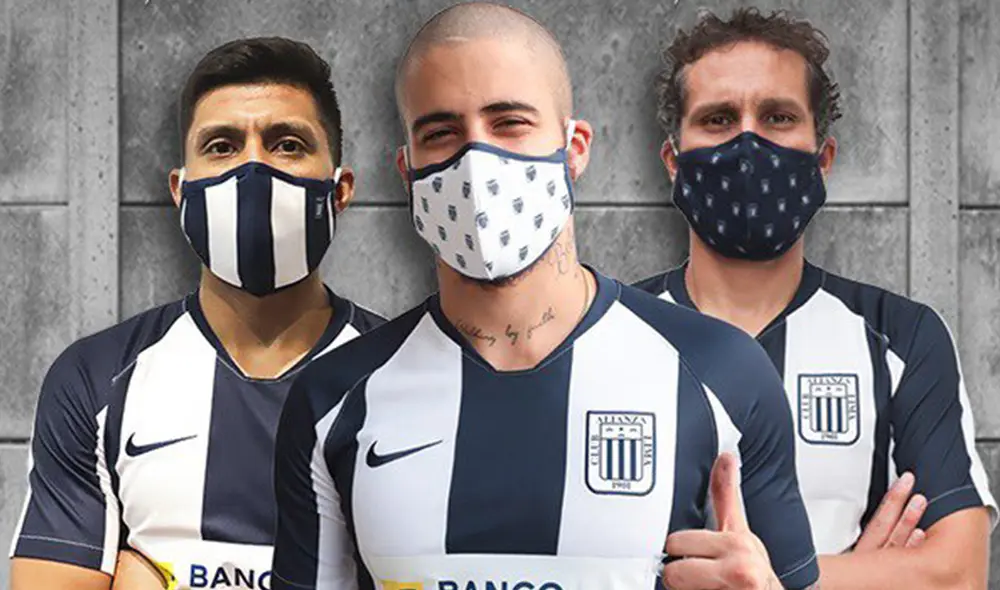La venta de mascarillas de Alianza Lima se convirtió en todo un éxito, anunció el gerente de marketing. Foto: @ClubALoficial.