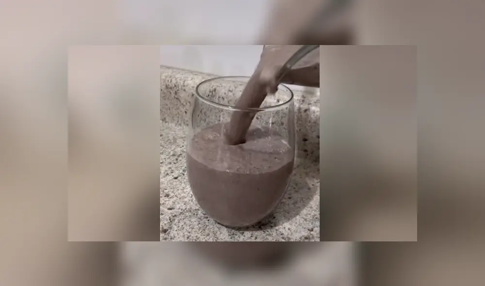 La joven detalló, paso a paso, cómo preparar esta deliciosa bebida fría. Foto: TikTok La joven detalló, paso a paso, cómo preparar esta deliciosa bebida fría. Foto: TikTok