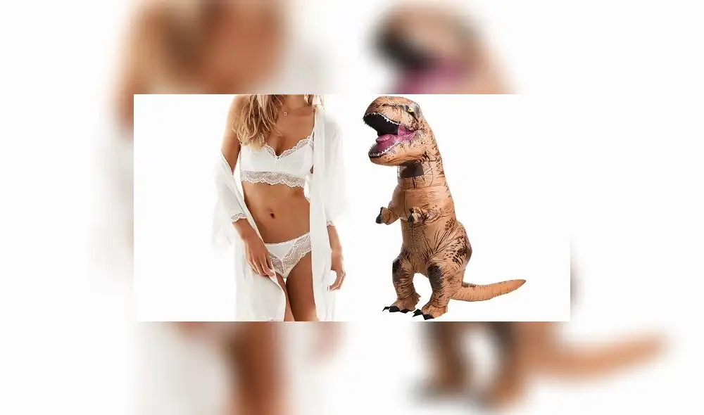 ¿Qué pasa si combinas lencería, poses ‘sexys’ y un disfraz de dinosaurio? ¿Qué pasa si combinas lencería, poses ‘sexys’ y un disfraz de dinosaurio?