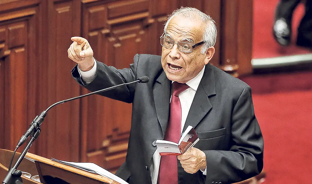 Solicitud. Primer ministro demanda derogar ley contra referéndum. Foto: Antonio Melgarejo / La República Solicitud. Primer ministro demanda derogar ley contra referéndum. Foto: Antonio Melgarejo / La República