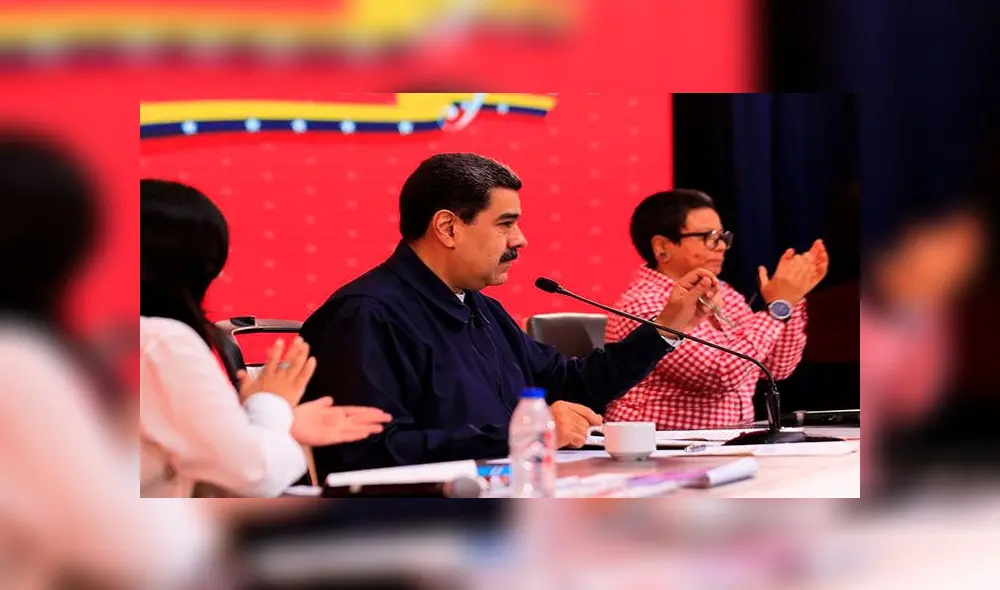 Nicolás Maduro acusó a Colombia de querer "robar al mundo" a costa de los migrantes venezolanos. Foto: EFE Nicolás Maduro acusó a Colombia de querer "robar al mundo" a costa de los migrantes venezolanos. Foto: EFE