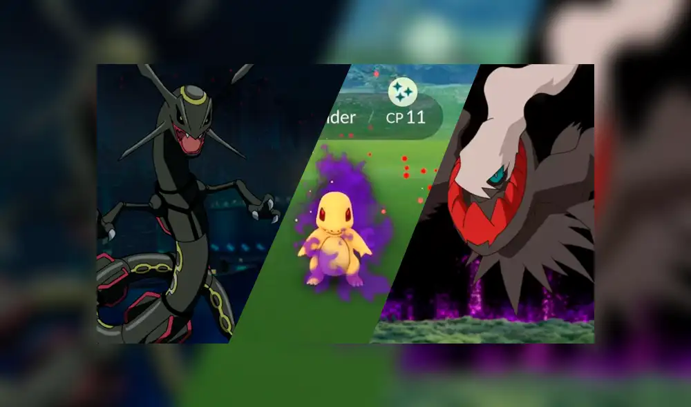 Rayquaza shiny, Darkrai o pokémon oscuros variocolor podrían llegar a Pokémon GO.