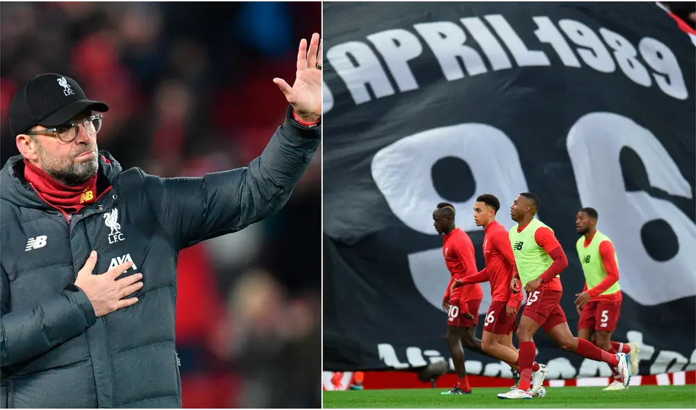 Jürgen Klopp envió emotivo mensaje de recuerdo a víctimas de Hillsborough. | Foto: AFP Jürgen Klopp envió emotivo mensaje de recuerdo a víctimas de Hillsborough. | Foto: AFP