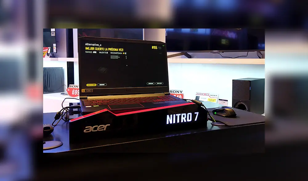 Ya está en nuestro país la Acer Nitro 7. Ya está en nuestro país la Acer Nitro 7.