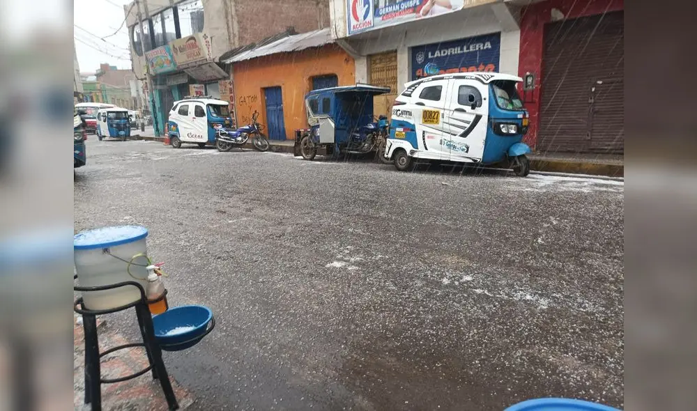 regresó. La tarde de ayer se registró una fuerte granizada en la ciudad de Juliaca. regresó. La tarde de ayer se registró una fuerte granizada en la ciudad de Juliaca.