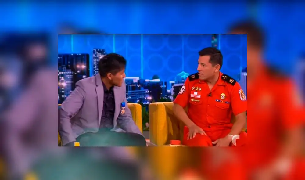 Youtube: Emotivo reencuentro de sobreviviente de tragedia de Chapecoense y bombero peruano que lo rescató