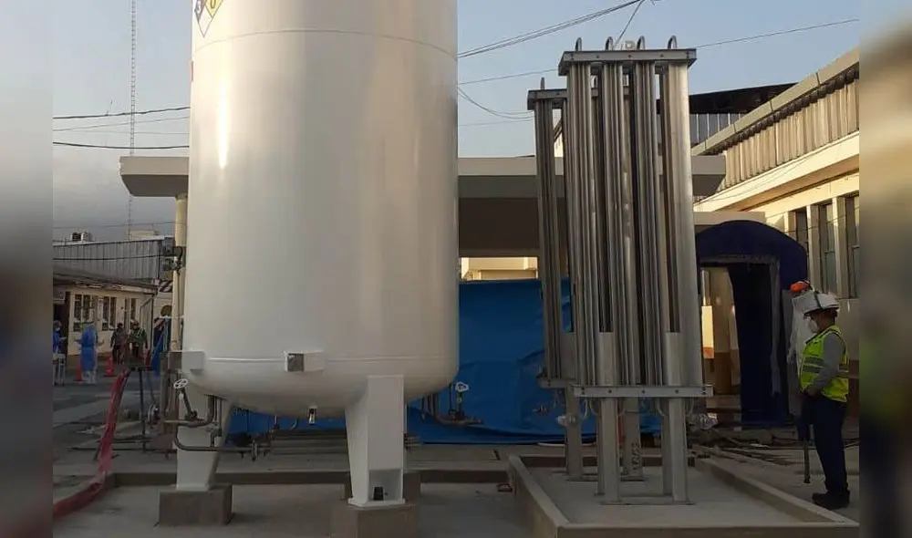 400 mil metros cúbicos de oxígeno tiene asegurado Hospital COVID en Trujillo