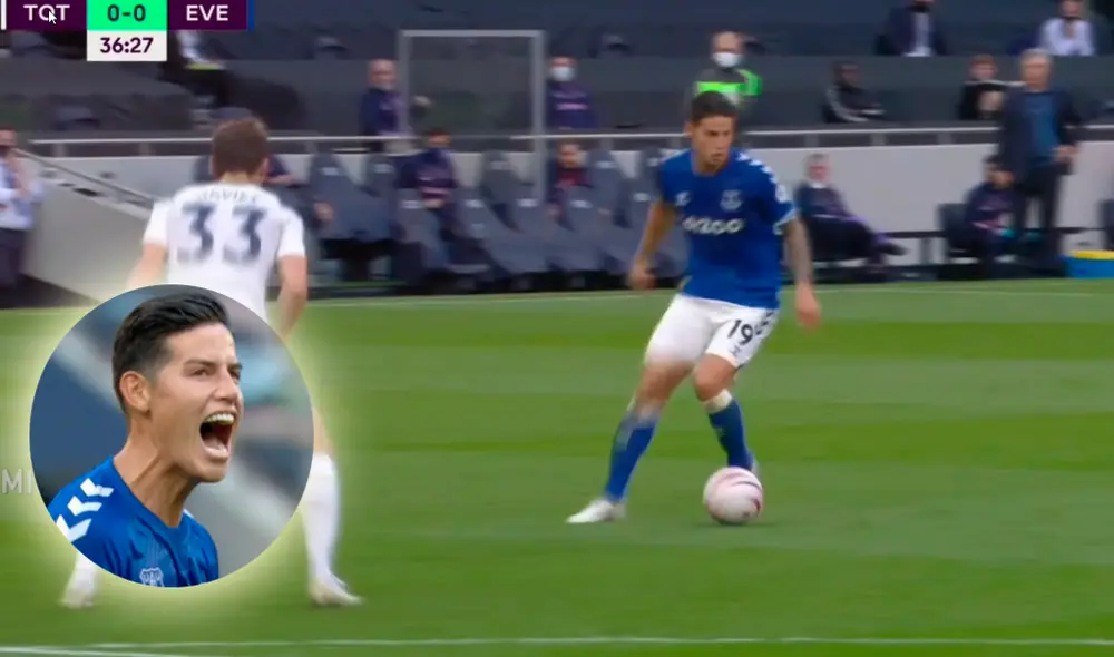 James Rodríguez fichó por el Everton por las próximas dos temporadas. (FOTO: Captura ESPN).