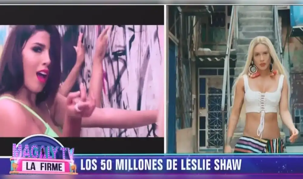 Magaly Medina se burla de Yahaira y compara su video con el de Leslie Shaw 