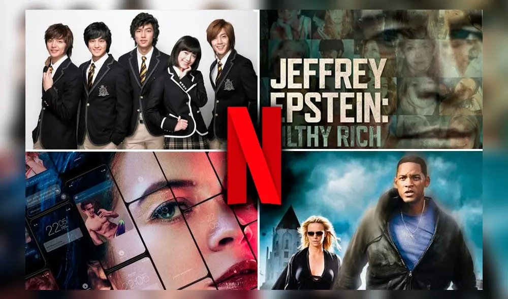 Series y películas más vistas en Netflix. Créditos: composición