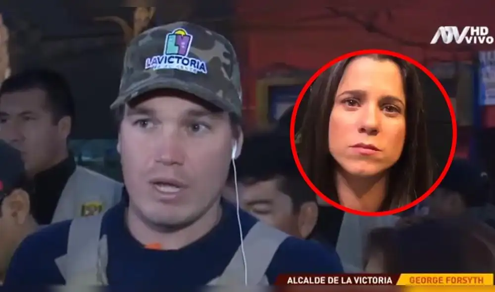 George Forsyth y su reacción tras pregunta de Leiva sobre el caso Vanessa Terkes