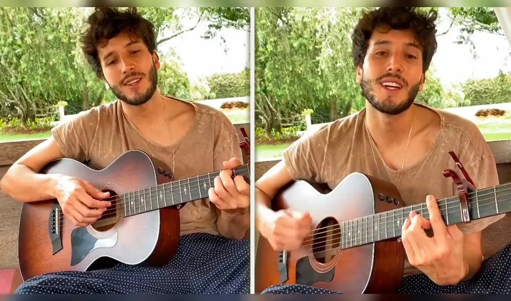 En pleno domingo de Pascua, Sebastián Yatra dedicó una emotiva interpretación a sus fans.
