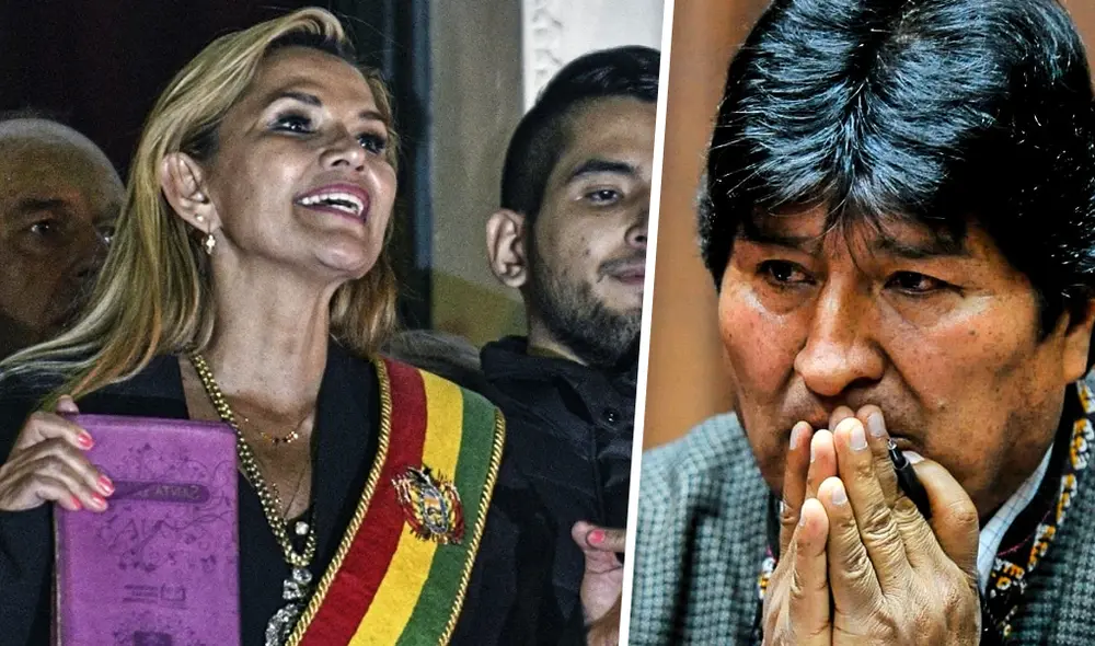 Jeanine Añez anunció su candidatura a la presidencia de Bolivia. Foto: Composición Jeanine Añez anunció su candidatura a la presidencia de Bolivia. Foto: Composición