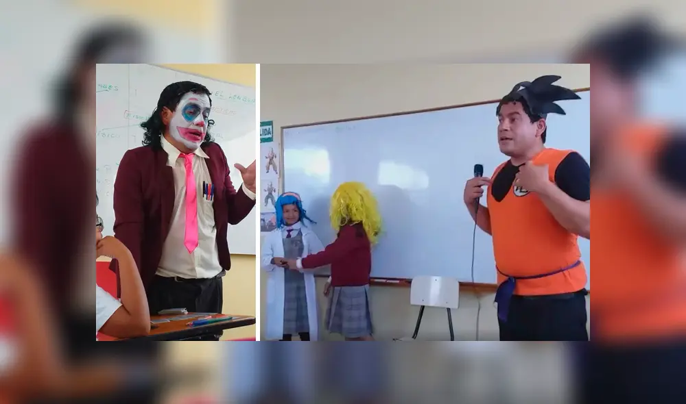 Vía Facebook. El docente, quien trabaja en un colegio de Chancay, ha causado sensación con su peculiar método de enseñanza para captar la atención de sus alumnos Vía Facebook. El docente, quien trabaja en un colegio de Chancay, ha causado sensación con su peculiar método de enseñanza para captar la atención de sus alumnos