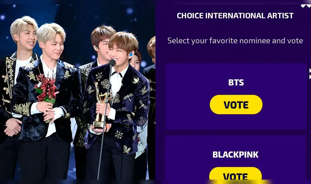 El grupo de k-pop es la sensación en los premios que se realizarán este 11 de agosto El grupo de k-pop es la sensación en los premios que se realizarán este 11 de agosto