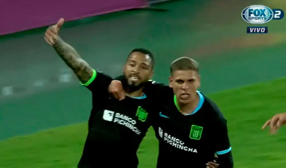 Alexi Gómez anotó desde los doce pasos. Foto: Captura/Fox Sports 2