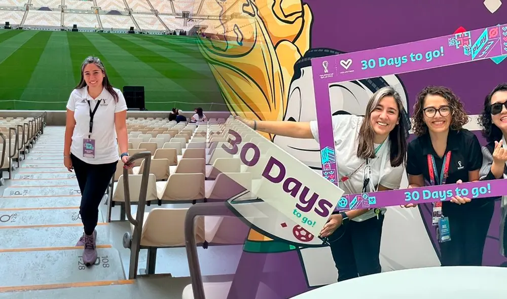 María Paz Villa Castillo vive en Doha desde mayo de 2022. Foto: composición Gerson Cardoso LR/María Paz Villa Linkedin. María Paz Villa Castillo vive en Doha desde mayo de 2022. Foto: composición Gerson Cardoso LR/María Paz Villa Linkedin.