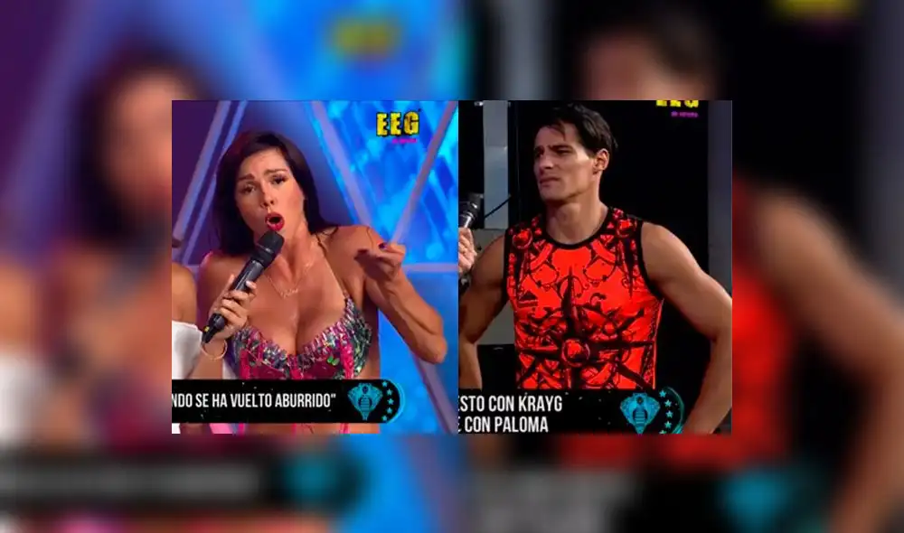 Facundo González le hizo una escena de celos a Paloma Fiuza en EEG y ella lo puso en su lugar [VIDEO]