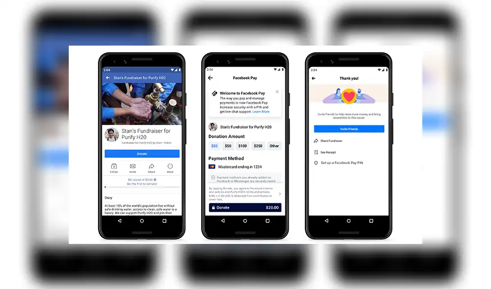 Facebook lanza nueva plataforma de pagos llamada Facebook Pay.