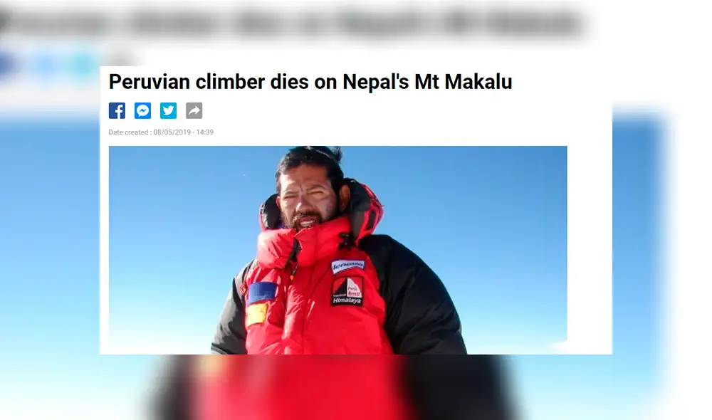 Richard Hidalgo: así reaccionó la prensa internacional sobre la muerte del montañista peruano