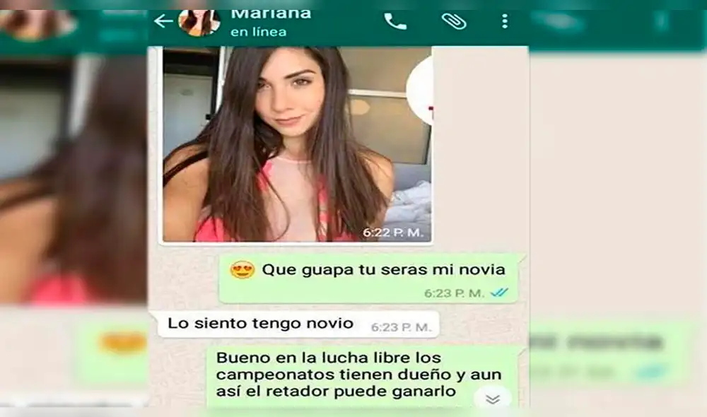 Vía WhatsApp: Termina con su novio porque fan de la WWE la 'enamoró' [FOTOS]