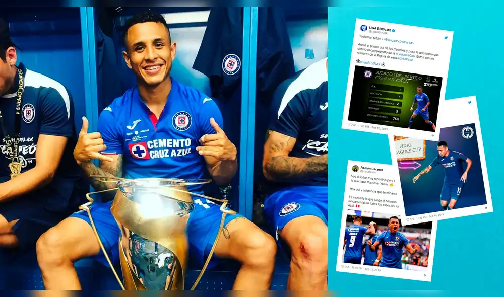 Yoshimar Yotún recibió elogios de prensa mexicana tras campeonar con el Cruz Azul en la Leagues Cup 2019.