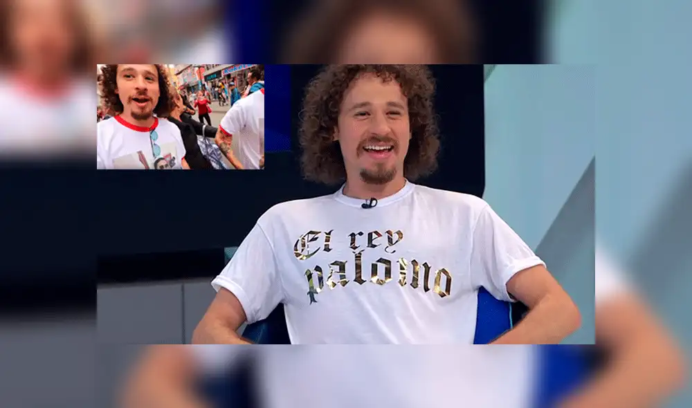 YouTube: Luisito Comunica luce camiseta de Gamarra durante entrevista en Chile