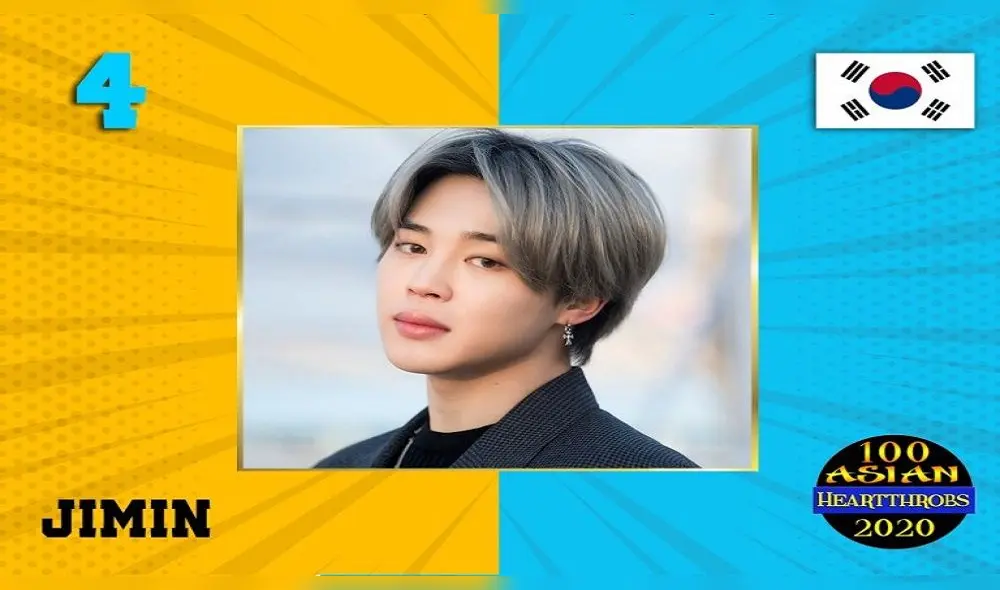 Jimin en los Ultimate Asian Heartthrob 2020