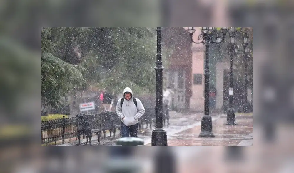 Frente Frío 41 genera caída de nieve en Sierra de Zapalinamé en Saltillo [FOTOS]