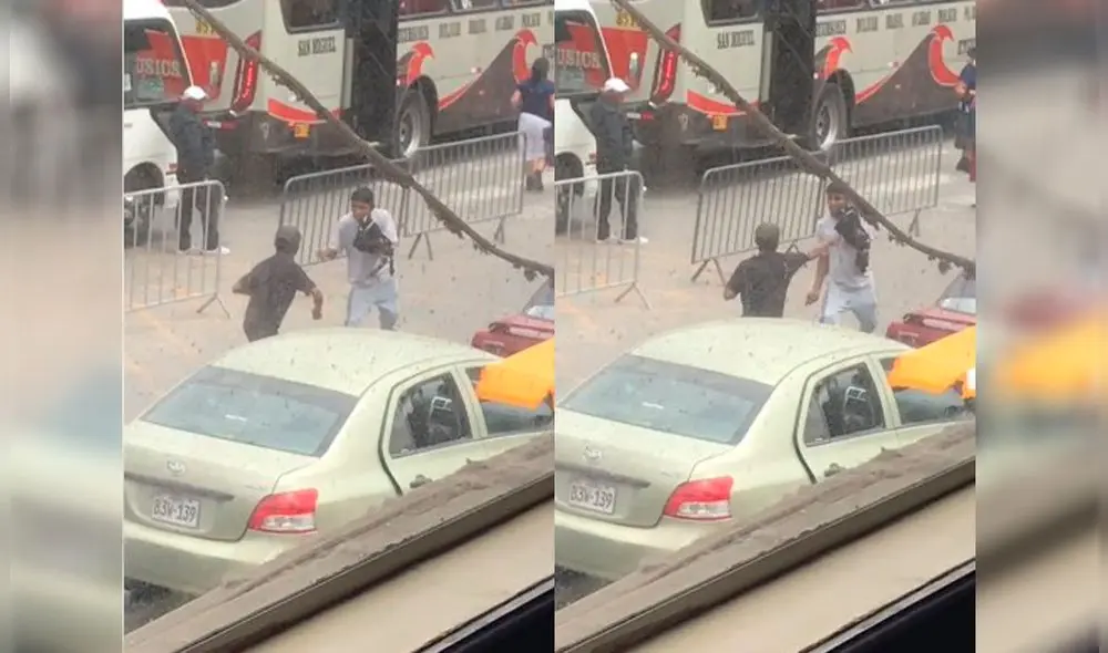 El incidente fue reportado por usuarios del transporte público que pasaba por la zona. Foto: Facebook Reporte Lurín.