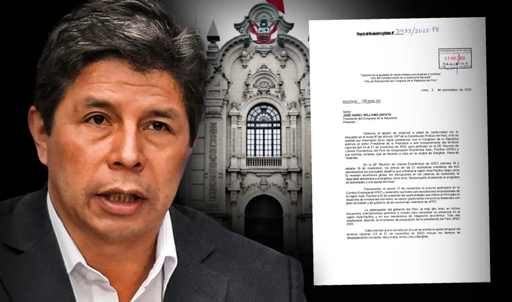 Pedro Castillo pidió permiso para viajar a Tailandia. Foto: composición La República