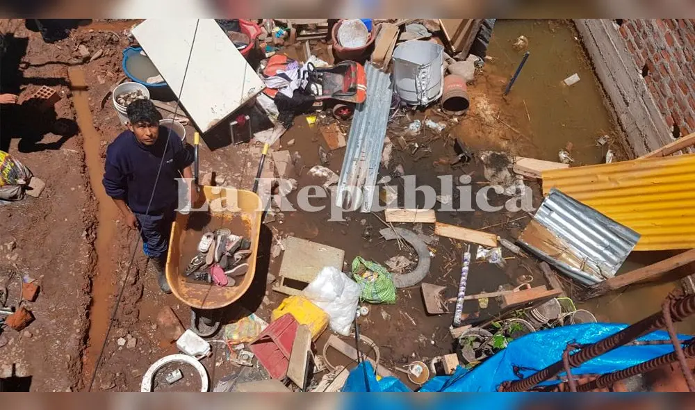 Fuertes lluvias dejan viviendas colapsadas y 26 inundadas en Puno [FOTOS Y VIDEOS]